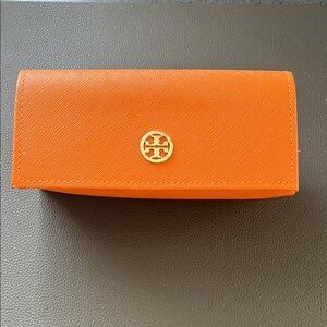 Tory Burch Vibrant Orange sunglasses case